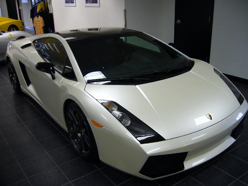 More Lambos The state of the art showroom was a Lambo feast